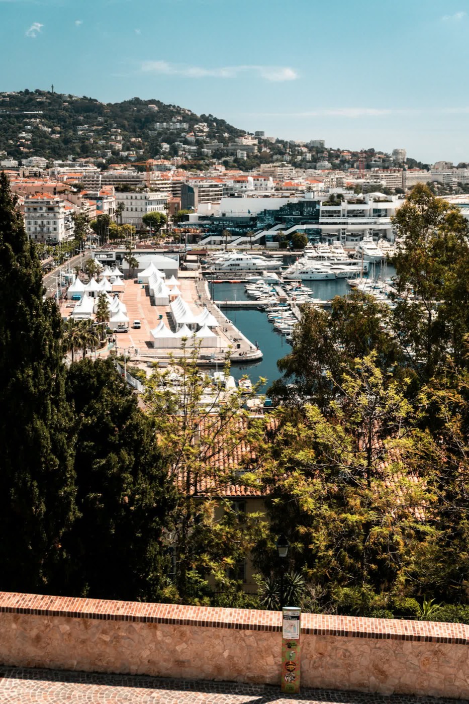 Vista da marina de Cannes, na Riviera Francesa